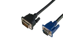 DVI 24+5 Male To VGA 15 Male